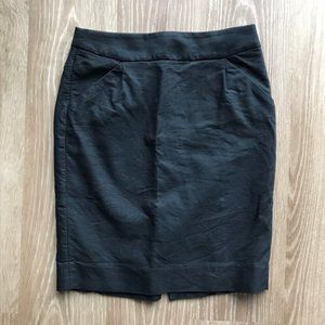 J. Crew Black Pencil Skirt